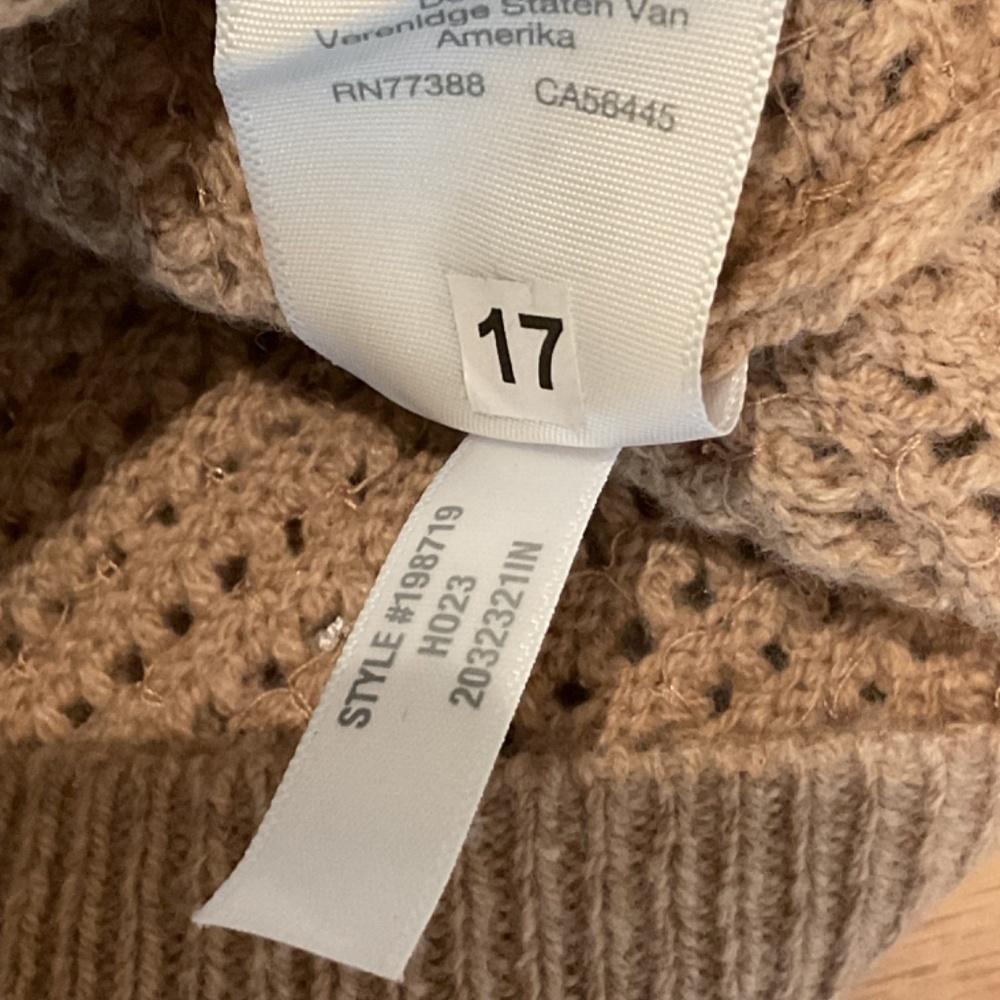 Madewell Sequin Sweater VestHeather Tawny Size XXS - Picture 8 of 8